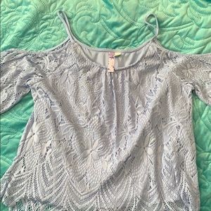 Cold shoulder shirt
